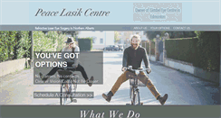 Desktop Screenshot of peacelasikcentre.com