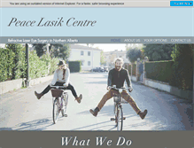 Tablet Screenshot of peacelasikcentre.com